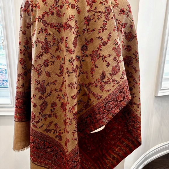 Earth Tones Warm Beautiful Pashmina scarf stole wrap shawl - Picture 6 of 10